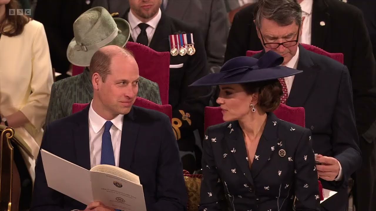 YolanDa Brown performs to the King at the Commonwealth Service 2023