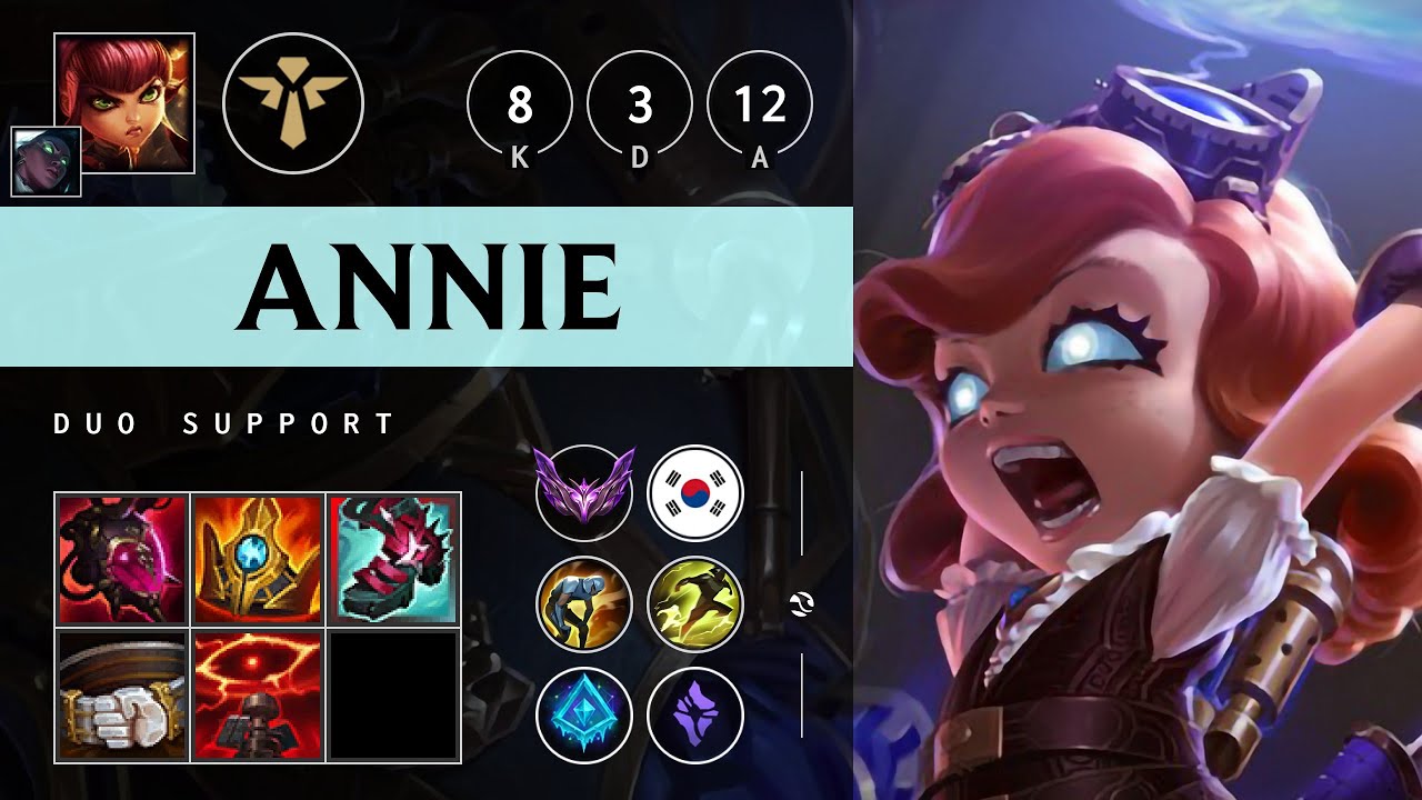 Annie Support vs Pyke - KR Master Patch 25.11
