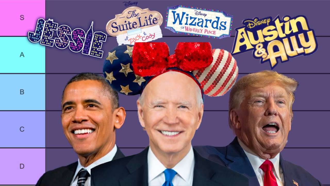 Presidents make a Disney Channel Sitcom Tier List!