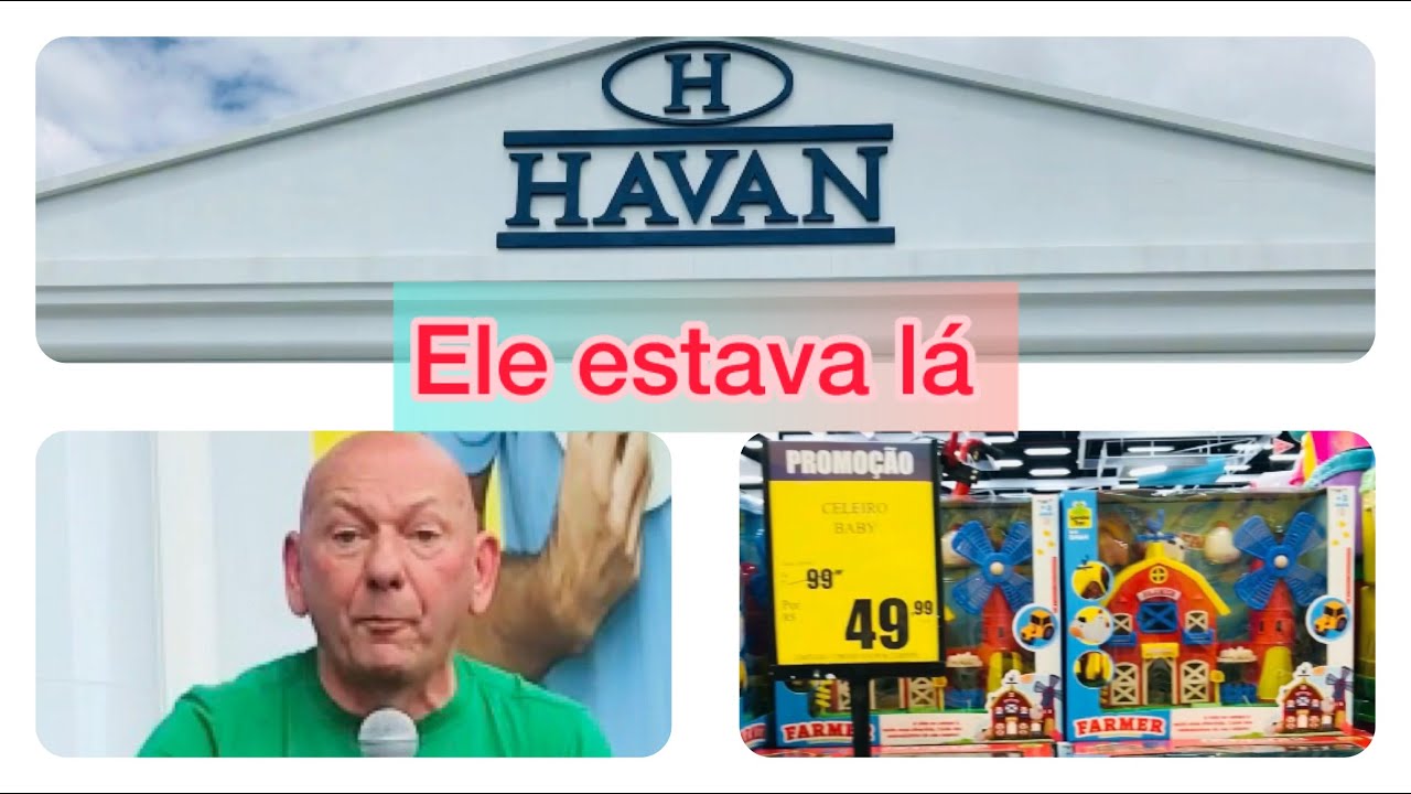 INAUGURAÇÃO DA LOJA HAVAN / TEVE DISCURSO / PROMOÇÕES