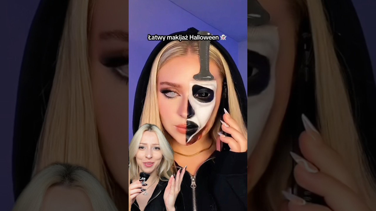 MAKIJAŻ NA HALLOWEEN! Straszny film tutorial 👻
