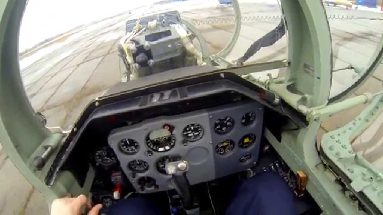 L-39 sound session. Second cockpit 1. GoPro.