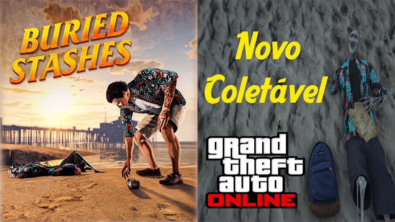 COMO DESBLOQUEAR O DETECTOR DE METAL E AS CAIXAS ENTERRADAS TODAS AS LOCALIZAÇÕES GTA ONLINE