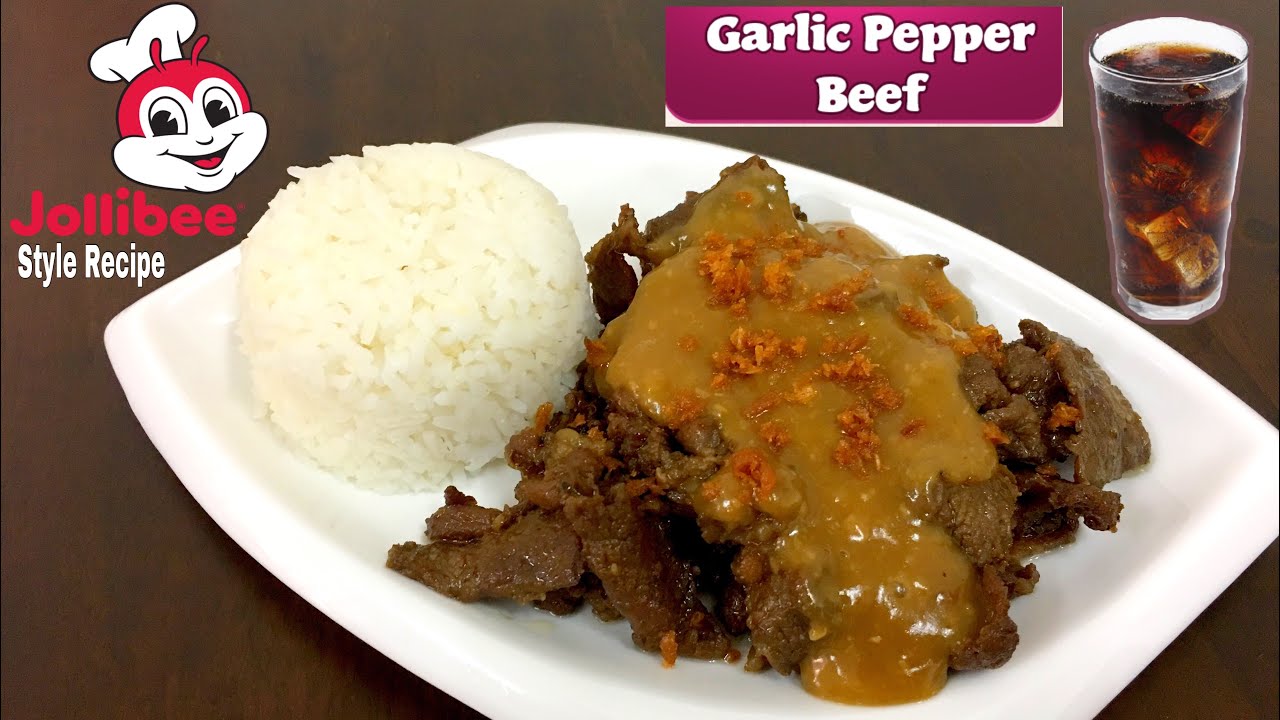 How to cook Garlic Pepper Beef JOLLIBEE Style | KitcheNet Ph