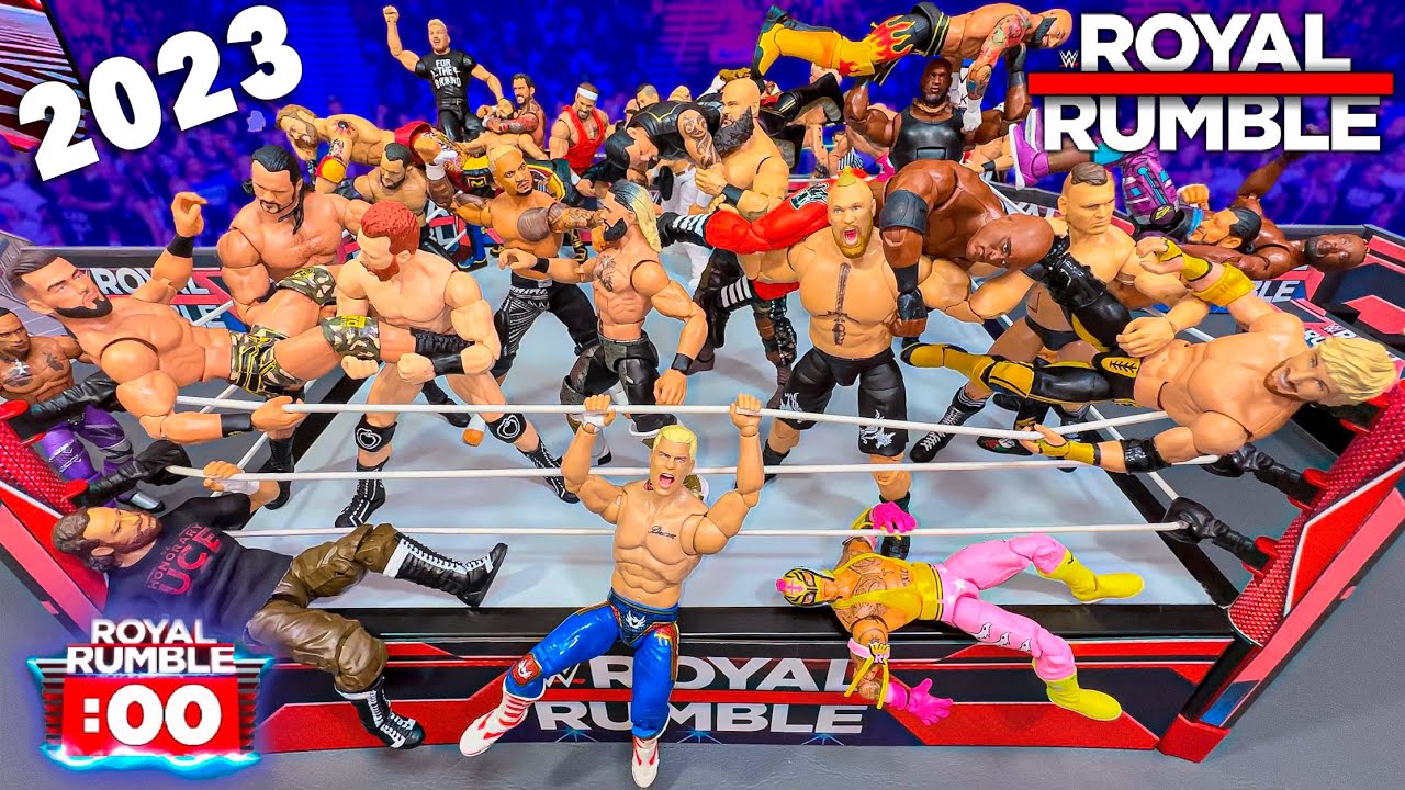 Матч фигурок WWE Royal Rumble 2023