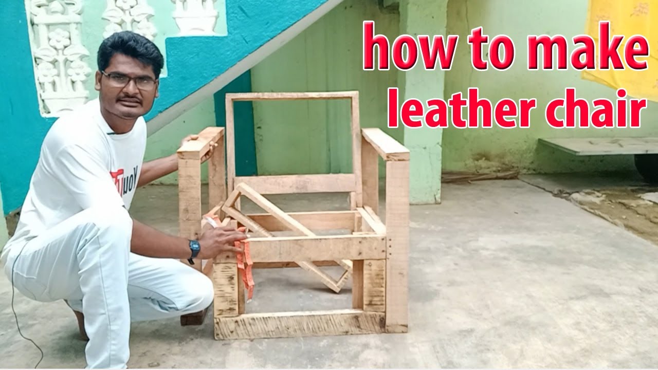 how to make leather chair.leather office chair making.foam and leather cloth making 2021 model