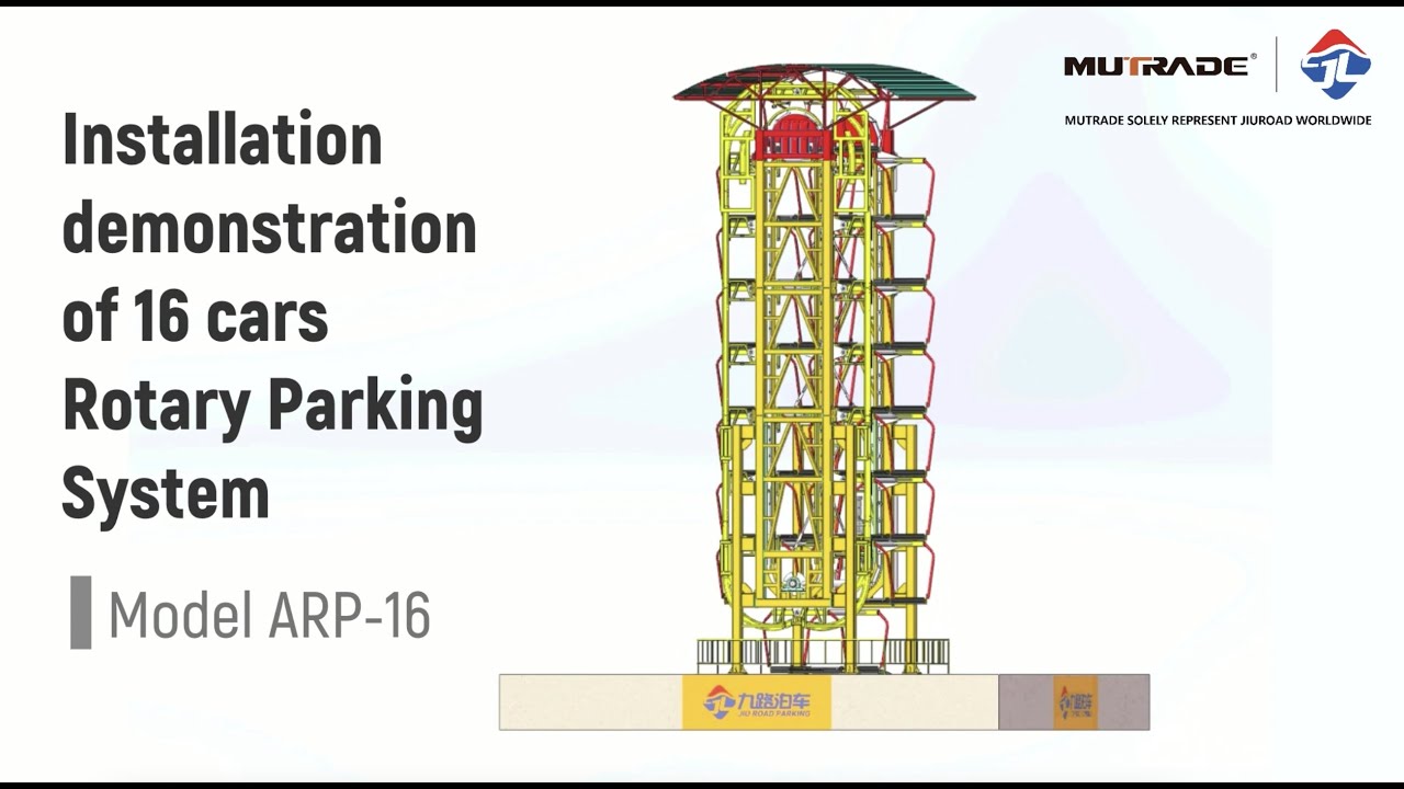 ARP Installation of Rotary Parking System - Most Efficient Parking System - Demo Video