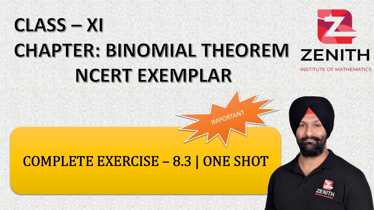 NCERT EXEMPLAR COMPLETE EXERCISE – 8.3 | ONE SHOT