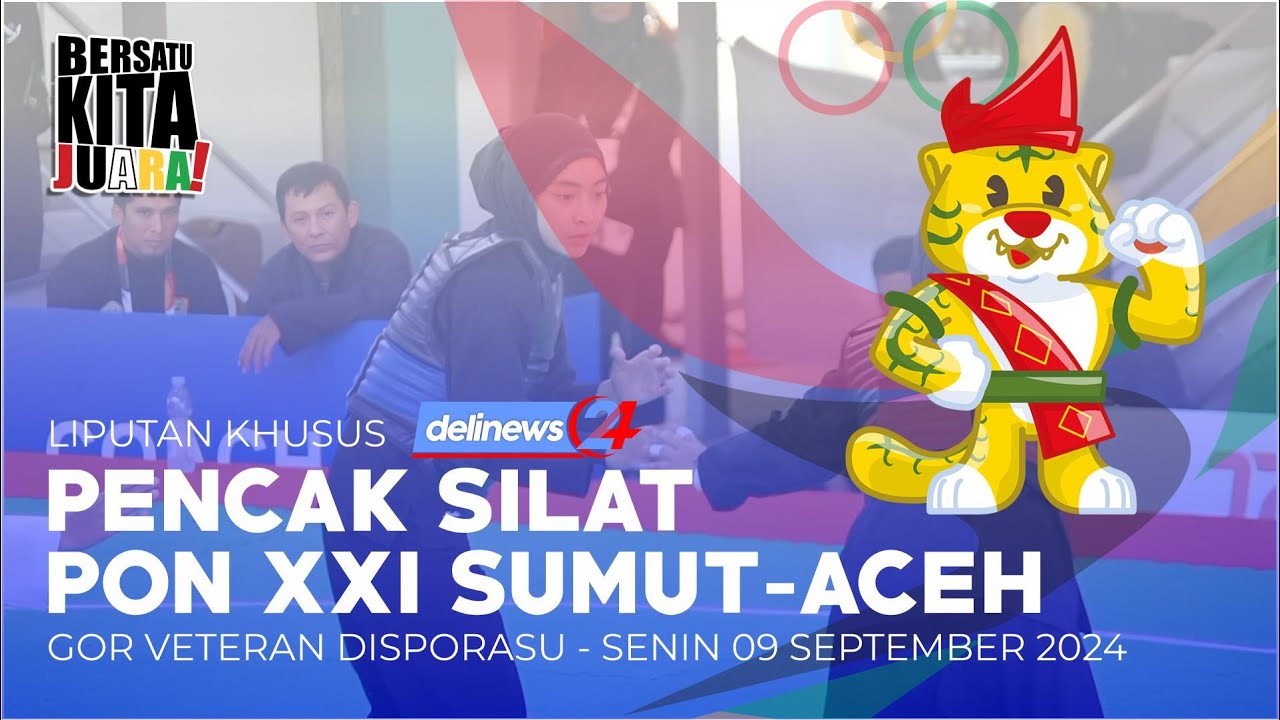 Pertandingan #pencaksilat Hari Pertama PON Ke-21 Sumut Aceh Di Medan