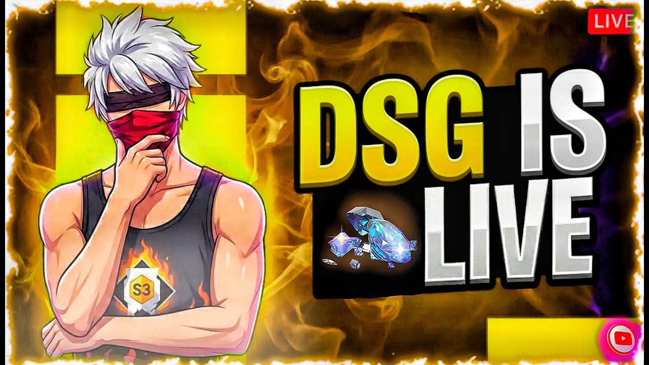FREE FIRE LIVE CUSTOM ROOM GIVEAWAY | FF LIVE TEAM CODE GIVEAWAY | FF LIVE GIVEAWAY | DSG IS LIVE