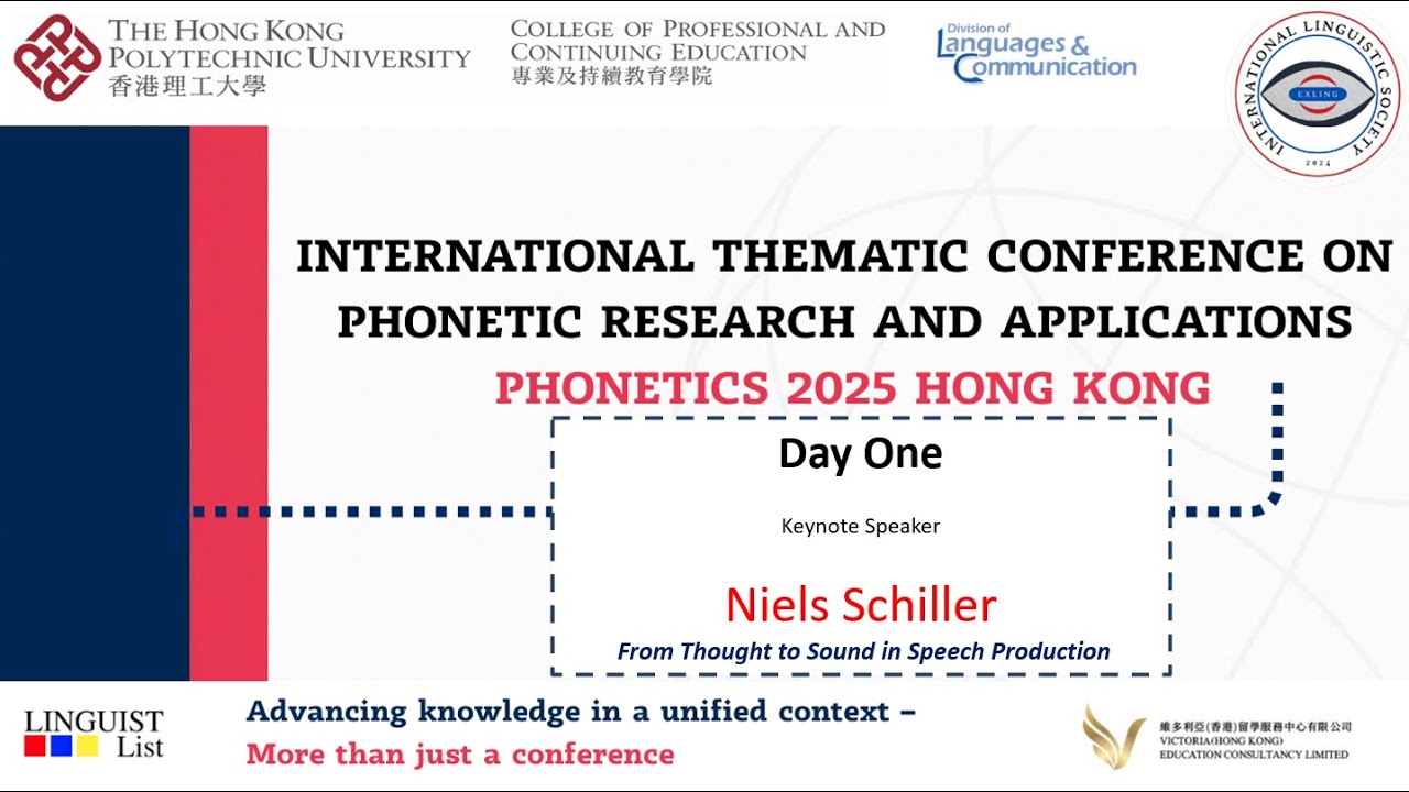 Phonetics 2025 Hong Kong – Day 1 (Onsite Sessions)