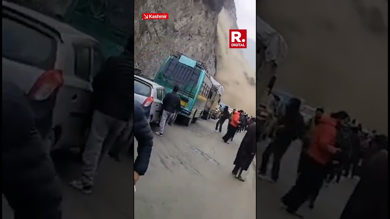 Massive Landslide Hits Srinagar Baramulla Uri Highway