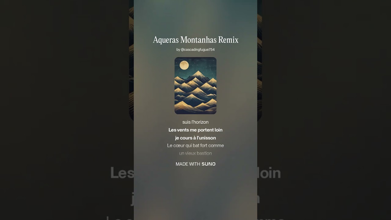 Aqueras Montanhas Remix