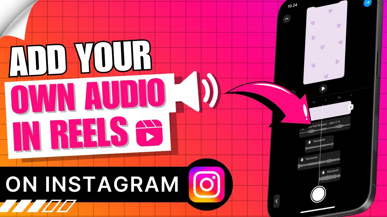 How to Add Your Own Audio to Instagram Reels | Create Own Audio ✅