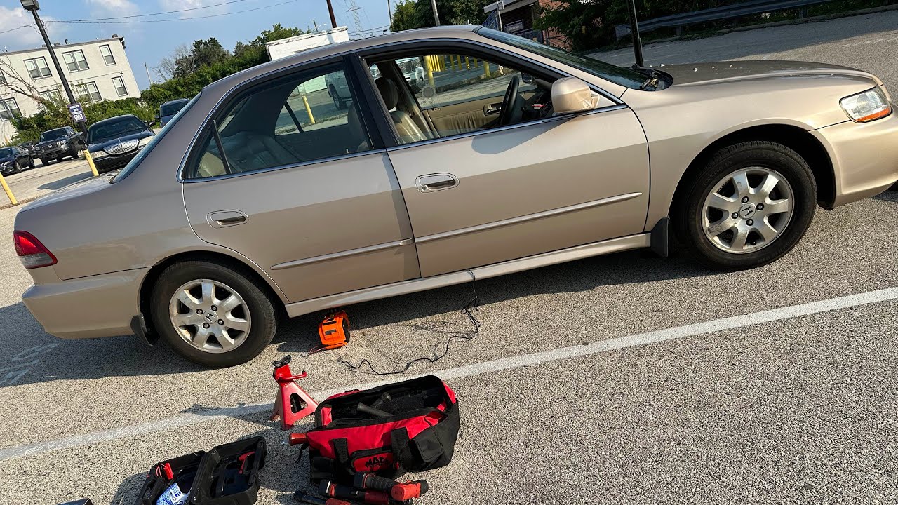 2001 Honda accord rear hub bearing replacement!