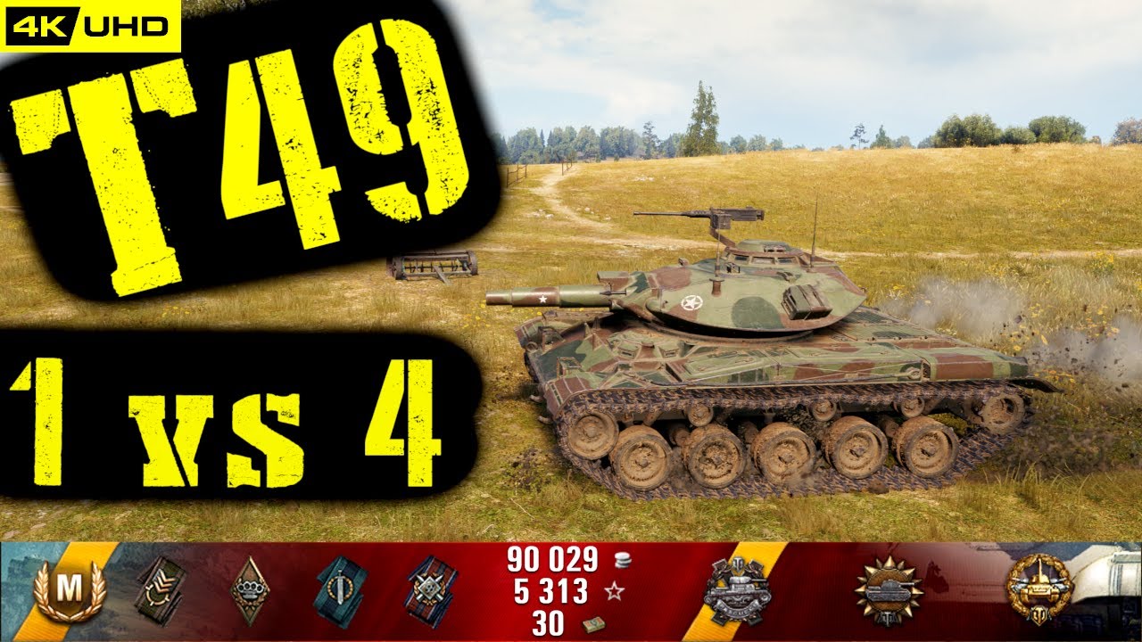 World of Tanks T49 Replay - 5 Kills 5.8K DMG(Patch 1.6.1)