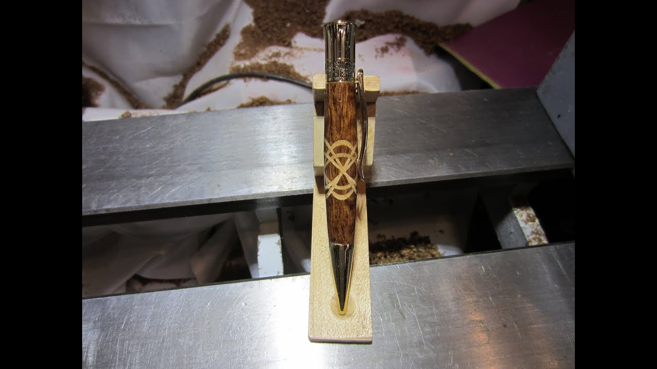 Woodturning a Mary Poppins Double Celtic Knot Segmented Pen, Practically Perfect in Every Way