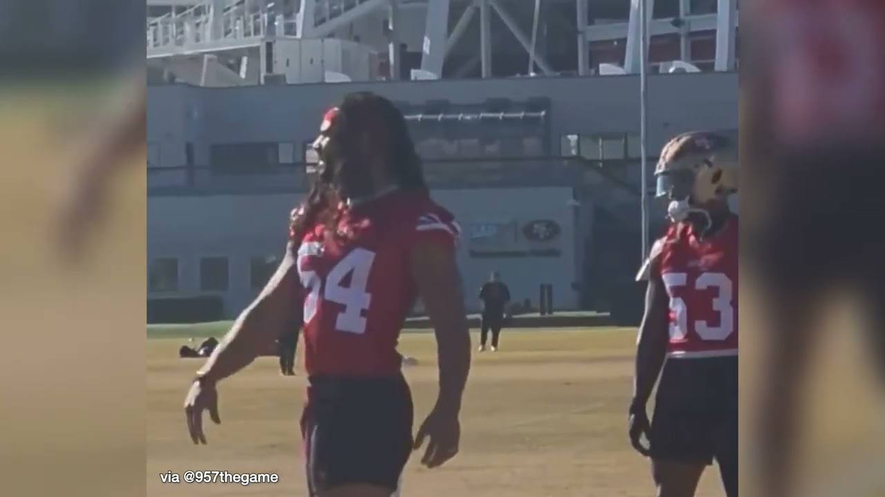 49ers Fred Warner returns to practice and tell me what you see 👀