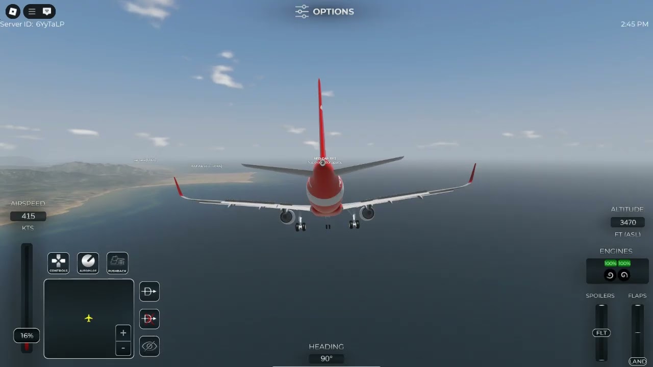 Going to LCLK in Roblox Project Flight