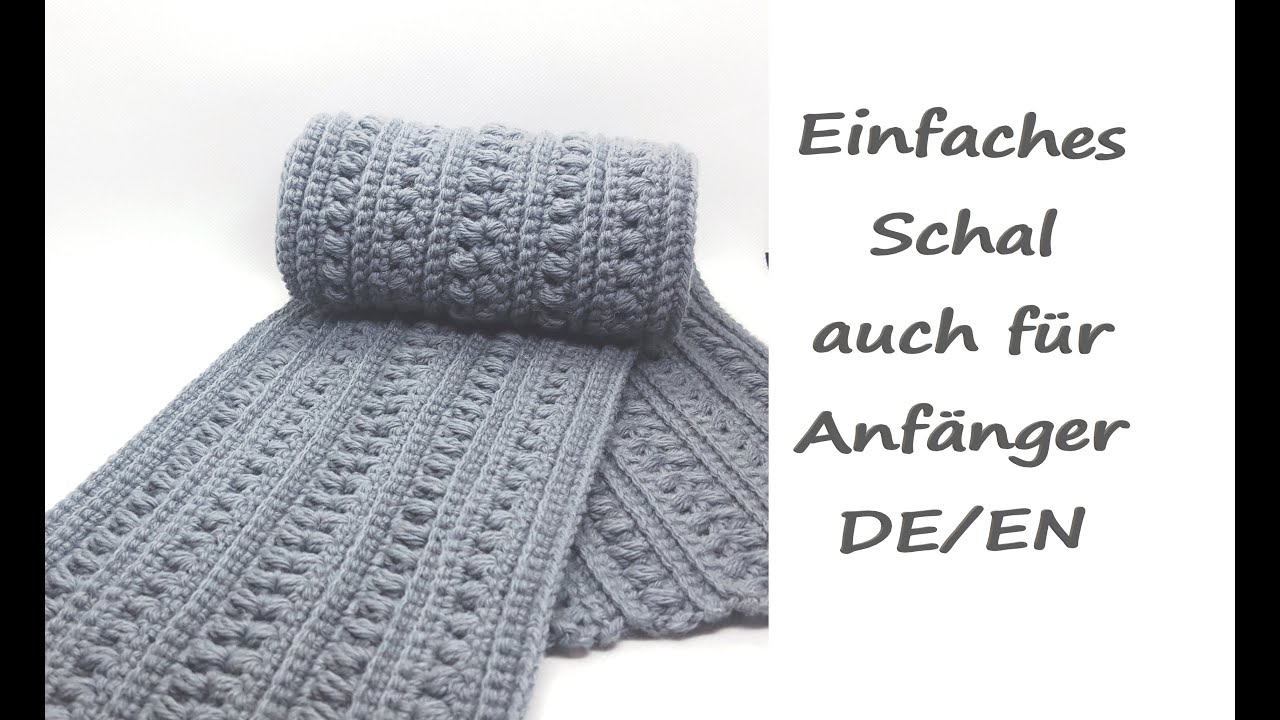 Damen / Herren schal häkeln - women / man scarf crochet