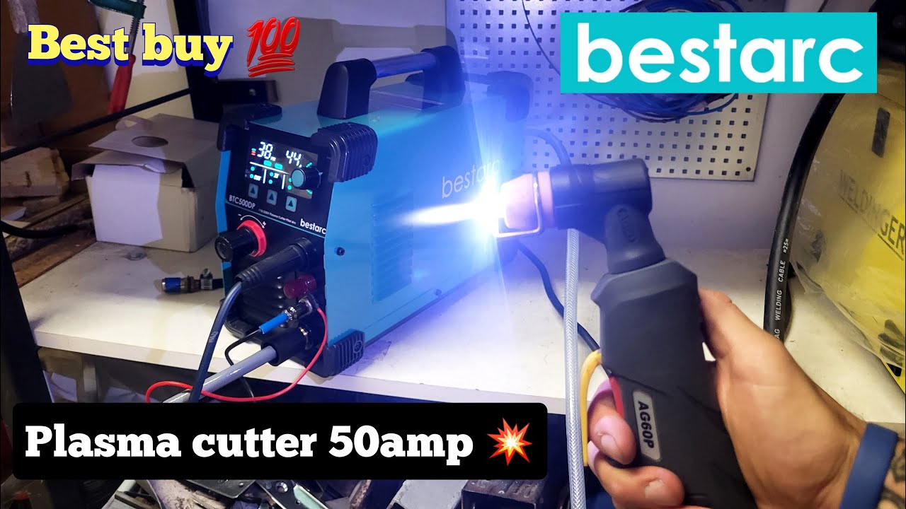 TAGLIERINA AL PLASMA CON ARCO PILOTA | BESTARC BTC500DP 7TH GEN | PLASMA CUTTER BEST BUY 🔥