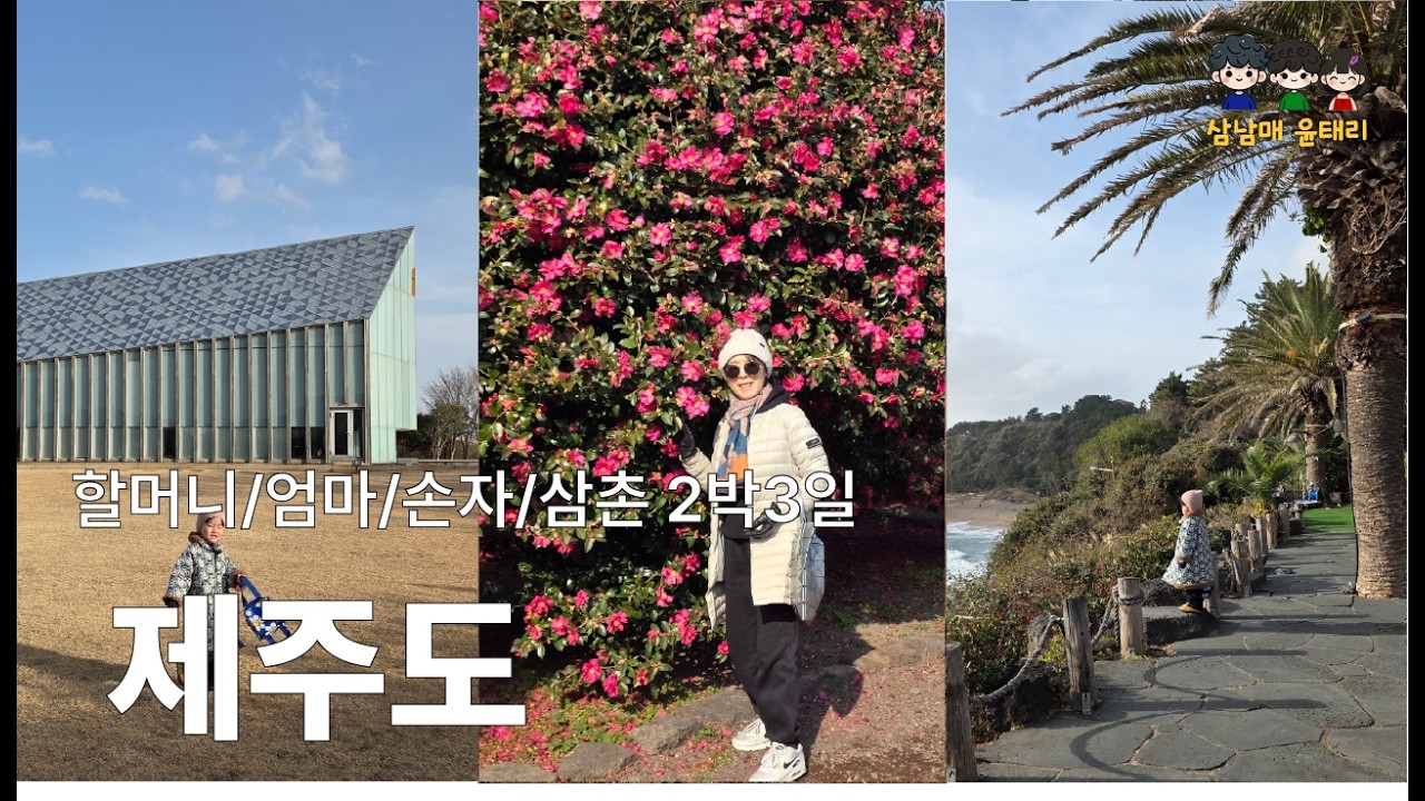 제주도 할머니/엄마/손자/삼촌 가족여행 vlog