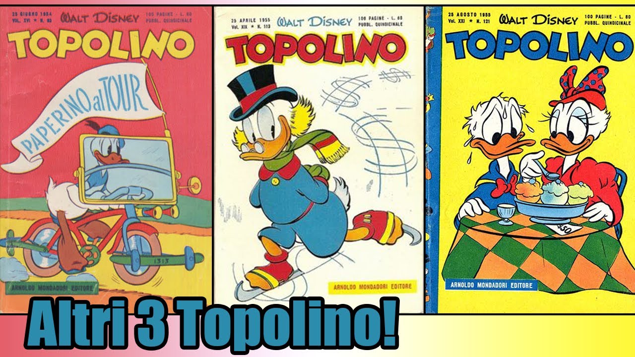 Finalmente è MIO! Recupero altri 3 Topolino (1954/55)