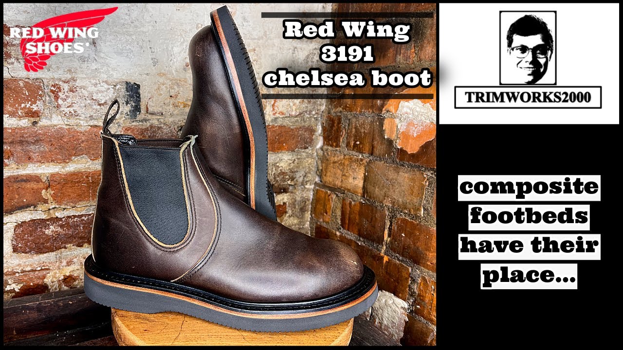 Ботинки Red Wing 3191 Chelsea с заменой подошвы на Vibram 2060 Sport.