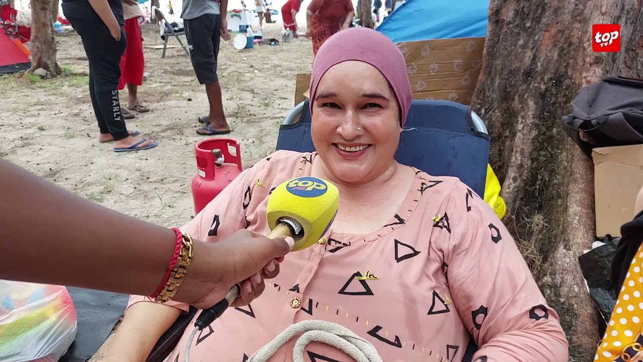 Nouvel an : Grosse affluence sur les plages malgré le mauvais temps de 2 janvier