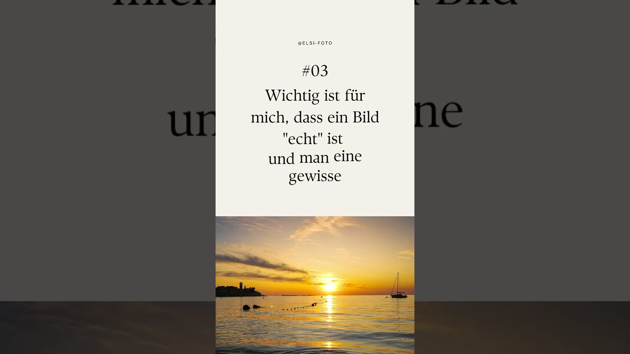 Was ist Fotografie f&uuml;r mich ? Elsi-Foto #shorts