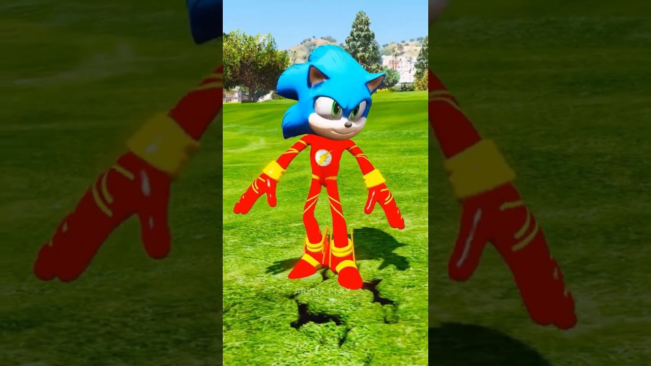 SONIC FLASH Unleashed! 🔥 The CRAZIEST Speed Transformation in GTA 5! 😱⚡