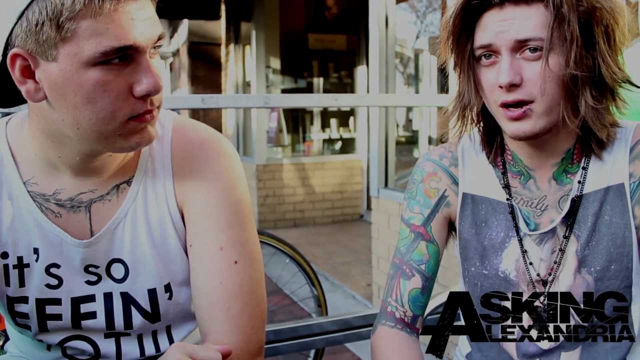 Asking Alexandria Interview - Ben Bruce in Orlando, Florida 2012