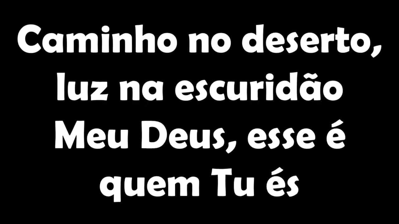 Soraya Moraes  - Caminho no Deserto (COM LETRA)