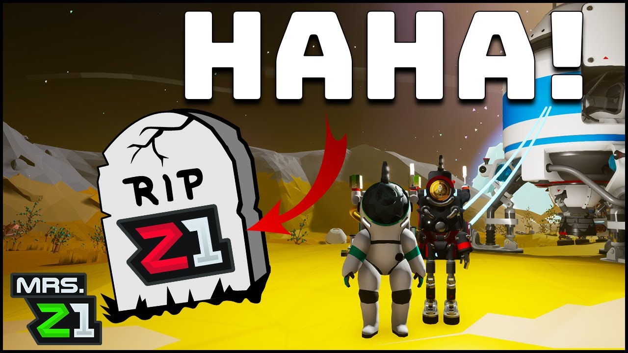 BEST Episode EVER !! RIP Z1 !! Astroneer Co-Op Episode 2 | Mrs. Z1
