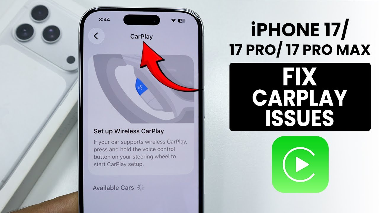 Как исправить ошибку CarPlay, не работающую на iPhone 17 / 17 Pro Max