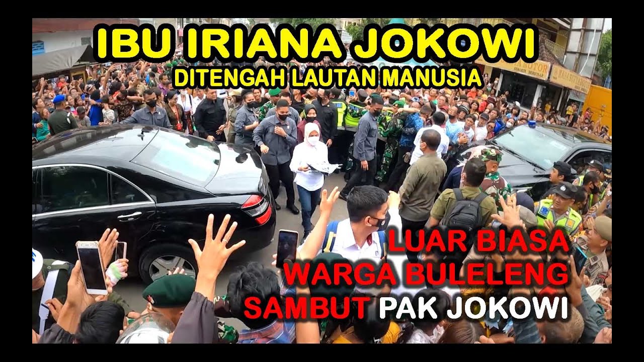 pak jokowi disambut histeris warga buleleng