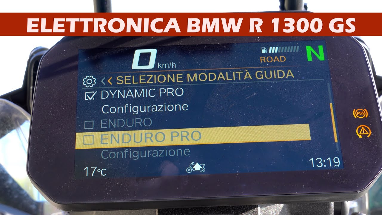L'ELETTRONICA DELLA BMW R 1300 GS
