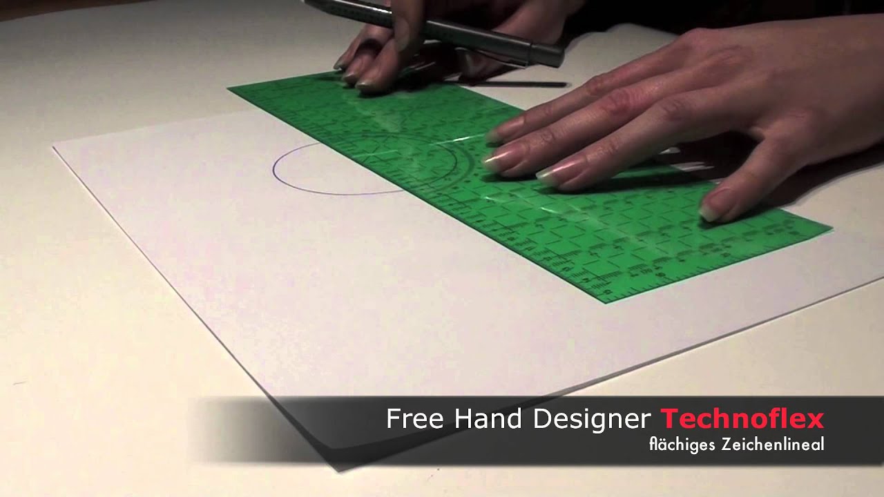 Free Hand Designer - freihändig gerade Linien ziehen