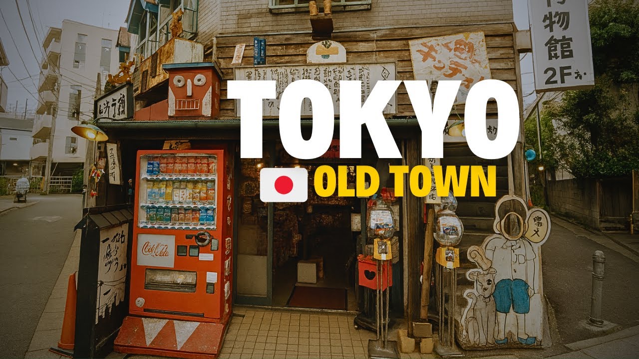 Exploring Tokyo’s RETRO TOWN Old Streets,Temples & Vintage, Coffe Shops JAPAN VLOG!