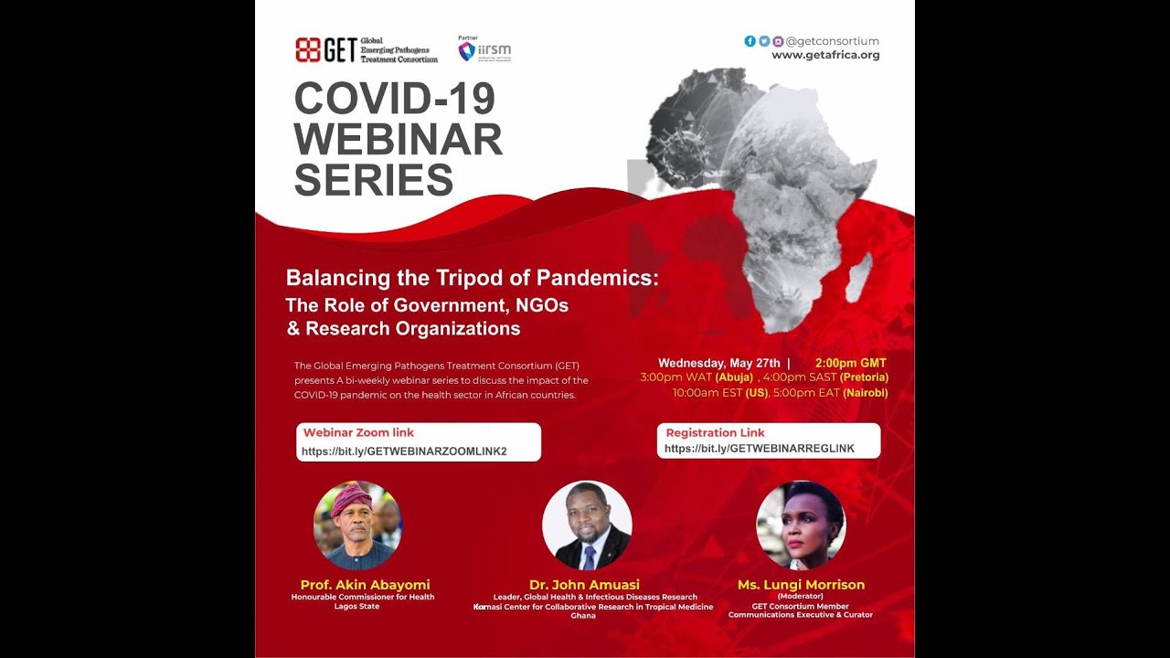 COVID-19 - Balancing the tripod of pandemics: Prof Akin Abayomi & Dr John Amuasi