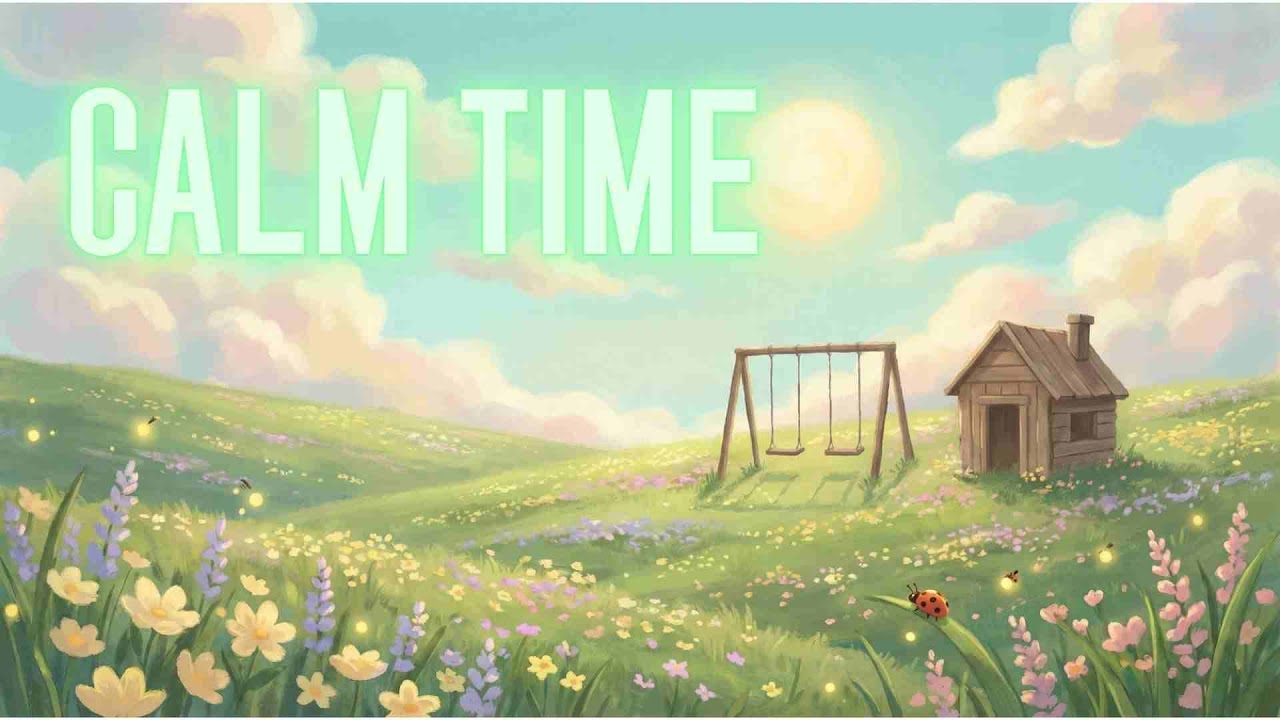 Peaceful Meadow 🌼 Calm Music for Children | Focus, Relax & Quiet Time (3 Hours)