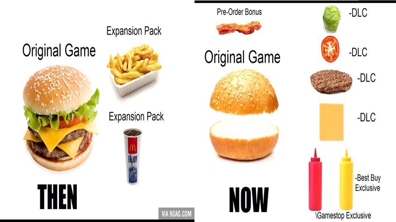 Games Now vs Games Then (MODERN GAMES ARE A RIP OFF)!!!!!