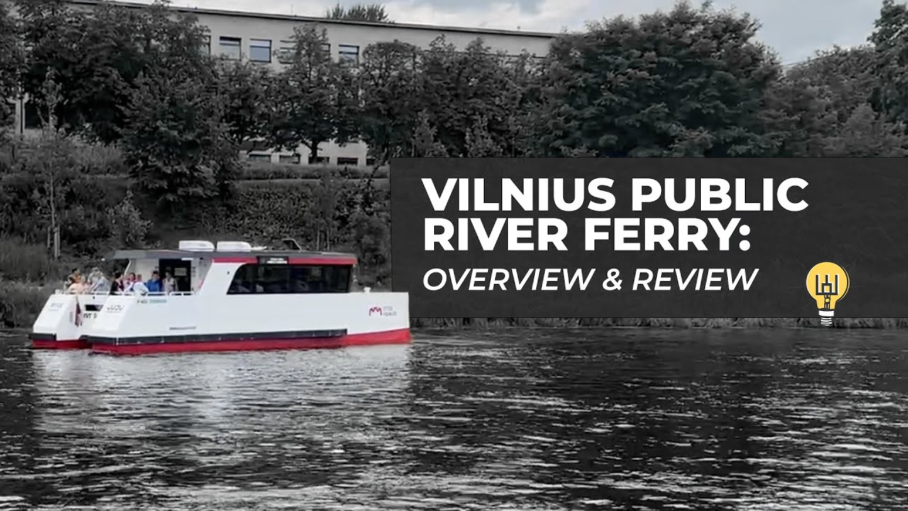 Vilnius River Ferry: The City's Newest Form Of Public Transport