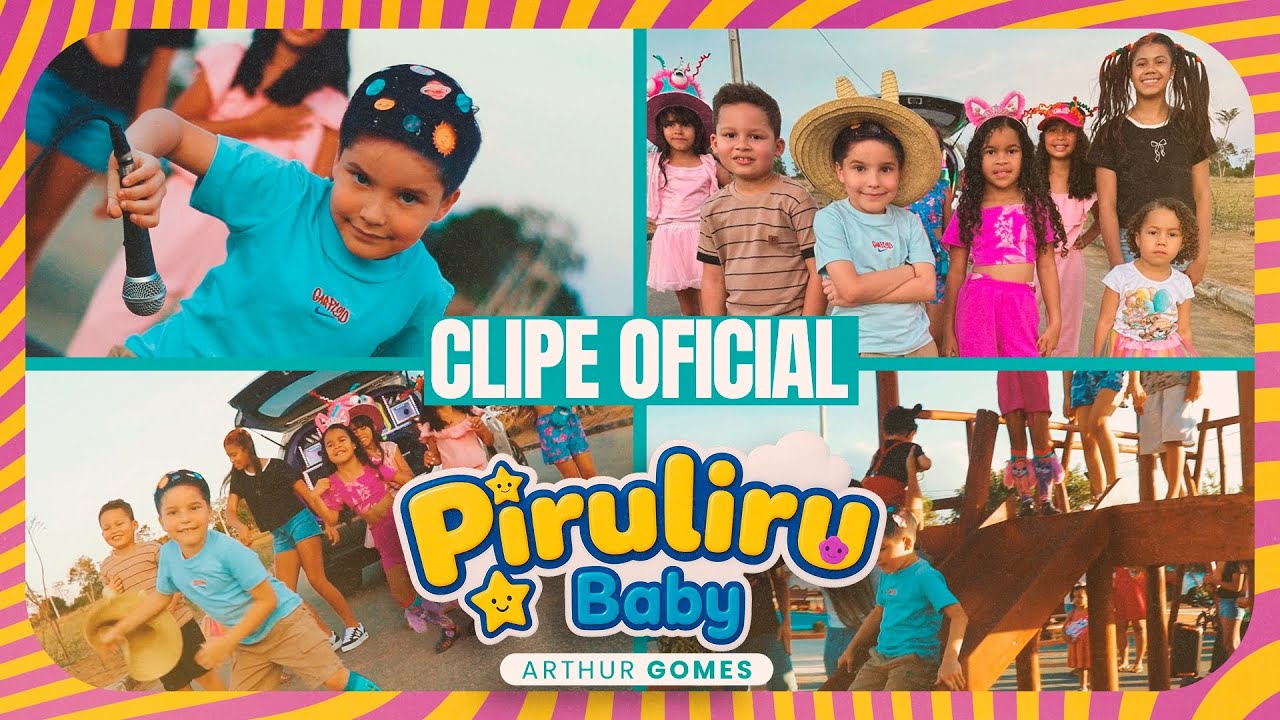 Piruliru Baby- Arthur Gomes, Clebinho no Beat (CLIPE OFICIAL) #pirulirubaby #crian&ccedil;as #pirulitobaby