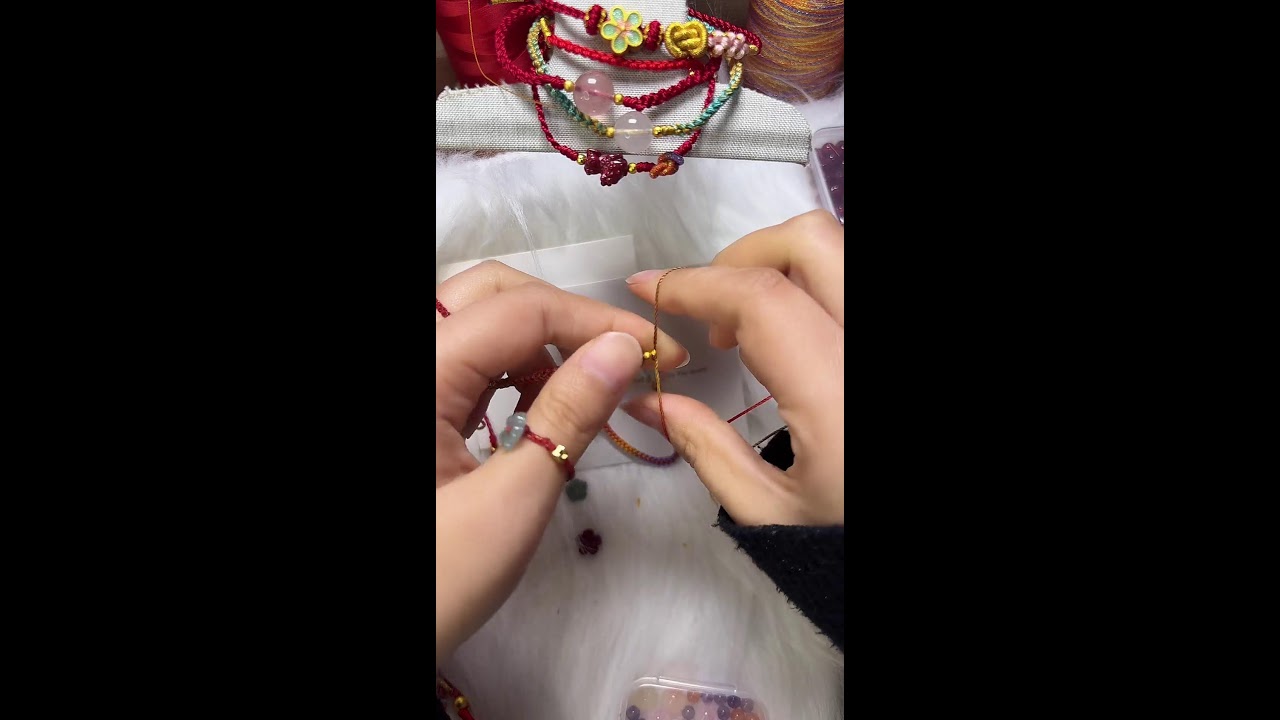 Relaxing Cord Knot Weaving  | Handmade ASMR 2026-01-19 06:35:36