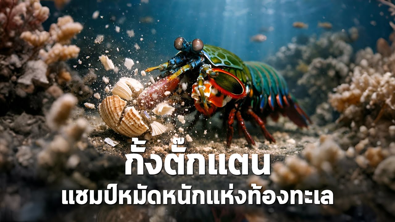นานาสาระ ตอน กั้งตั๊กแตน แชมป์หมัดหนักแห่งท้องทะเล