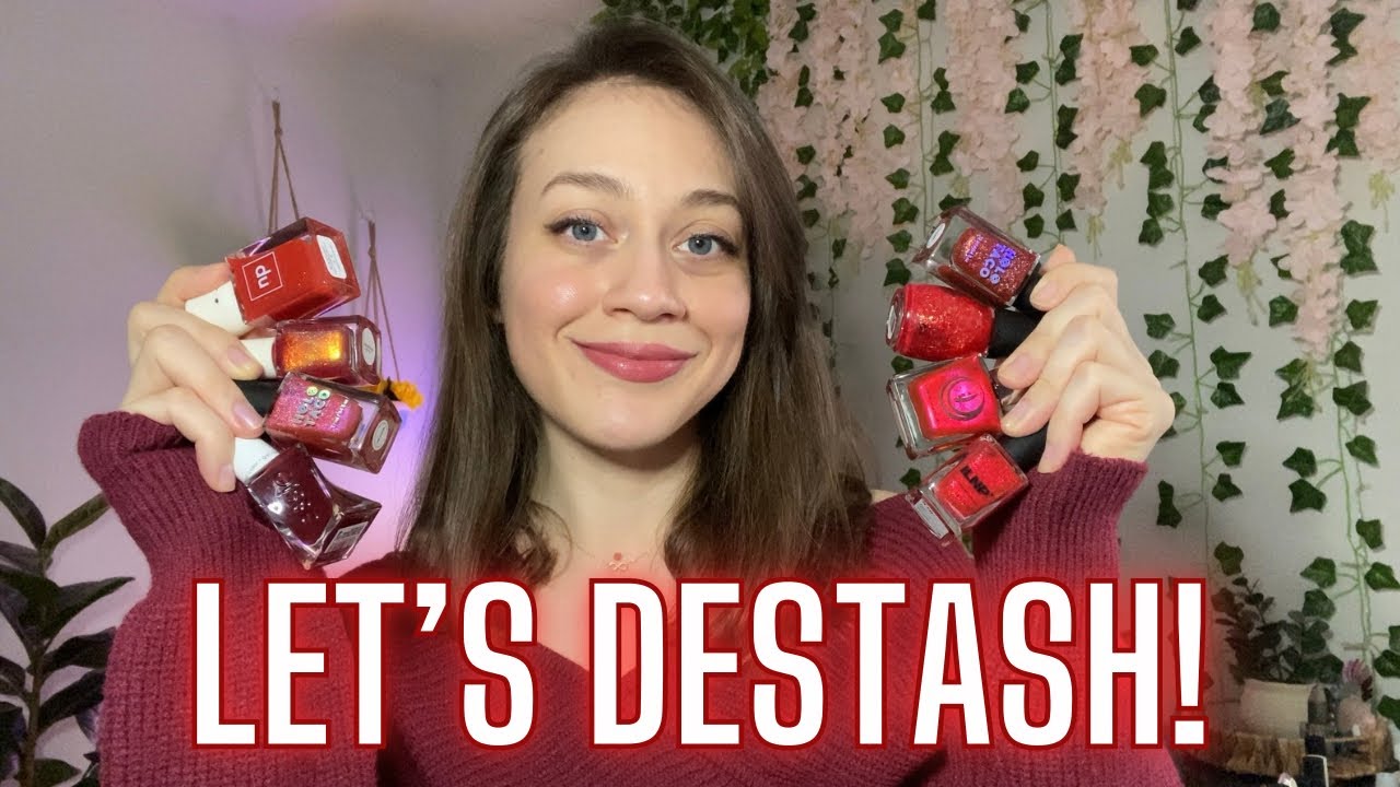 Finally Starting A DESTASH Series! ❤️ Going thru ALL my reds & strugglinggg to let go 😩