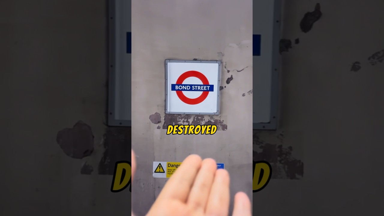 Burberry Destroyed London Underground #london #bondstreet