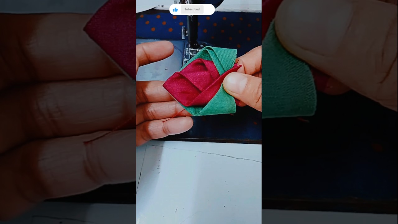 Easy Fabric Latkan Tutorial for Beginners.🪡🌹 #sewing #latkan #diy #handmade