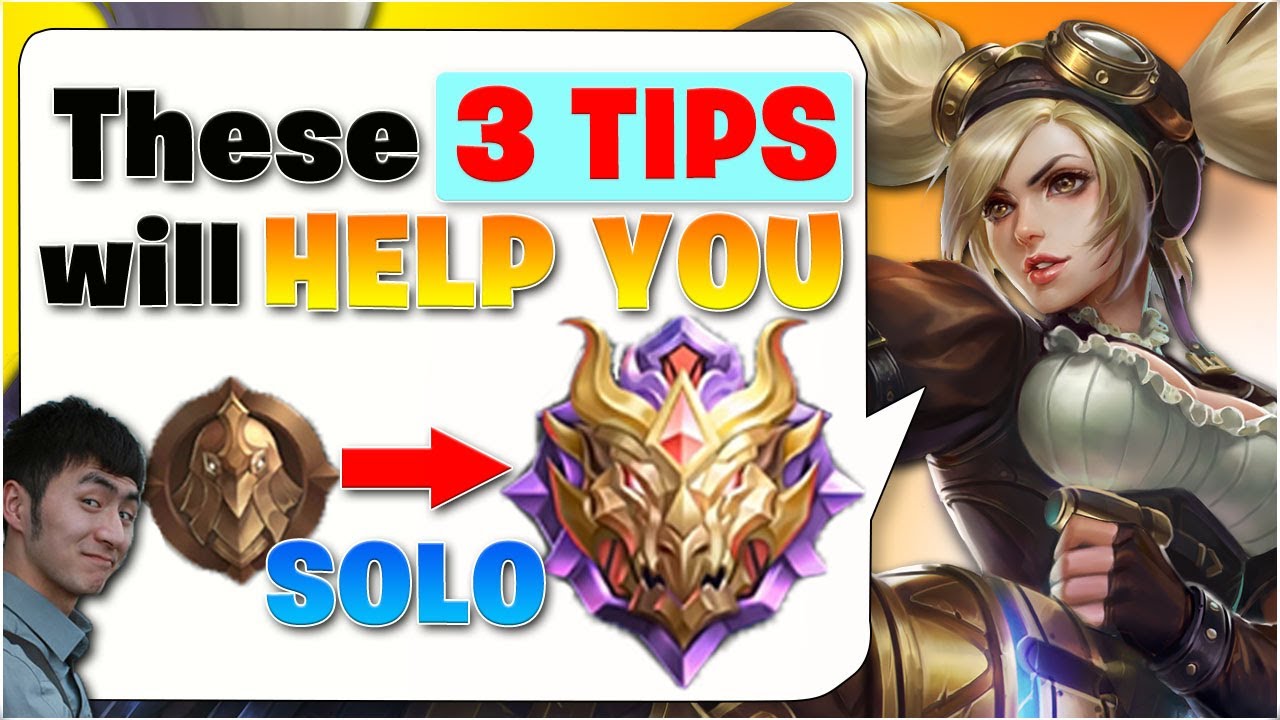 Top 3 Tips in Solo Queue to RANK UP | Mobile Legends Advanced Guide
